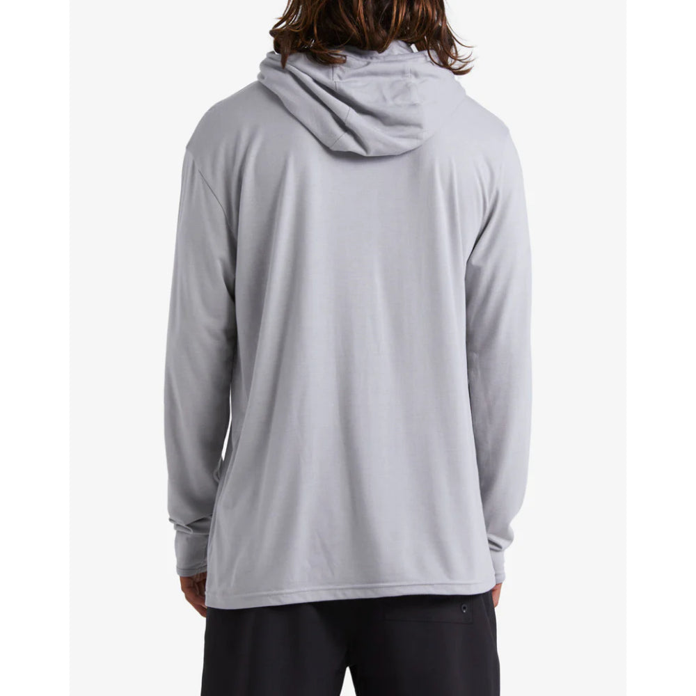 BILLABONG ECLIPSE HOODED L/S SURF T-SHIRT ALLOY