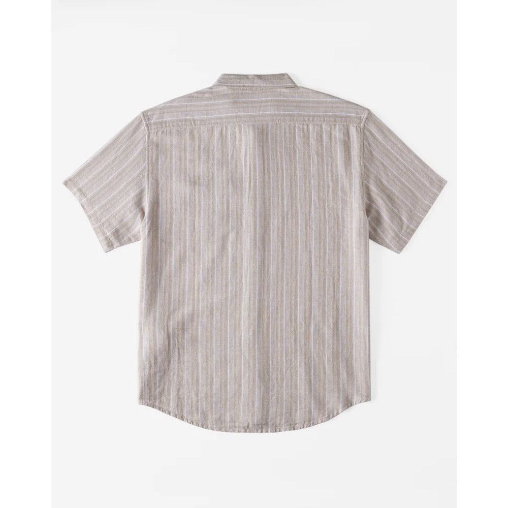 BILLABONG ALL DAY STRIPE S/S WOVEN SHIRT STONE