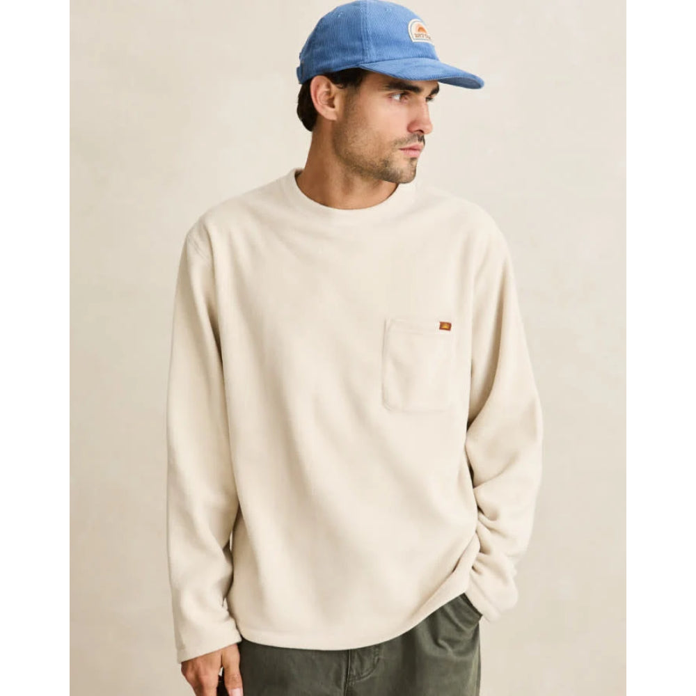 RHYTHM AWAKE POLAR FLEECE LS NATURAL