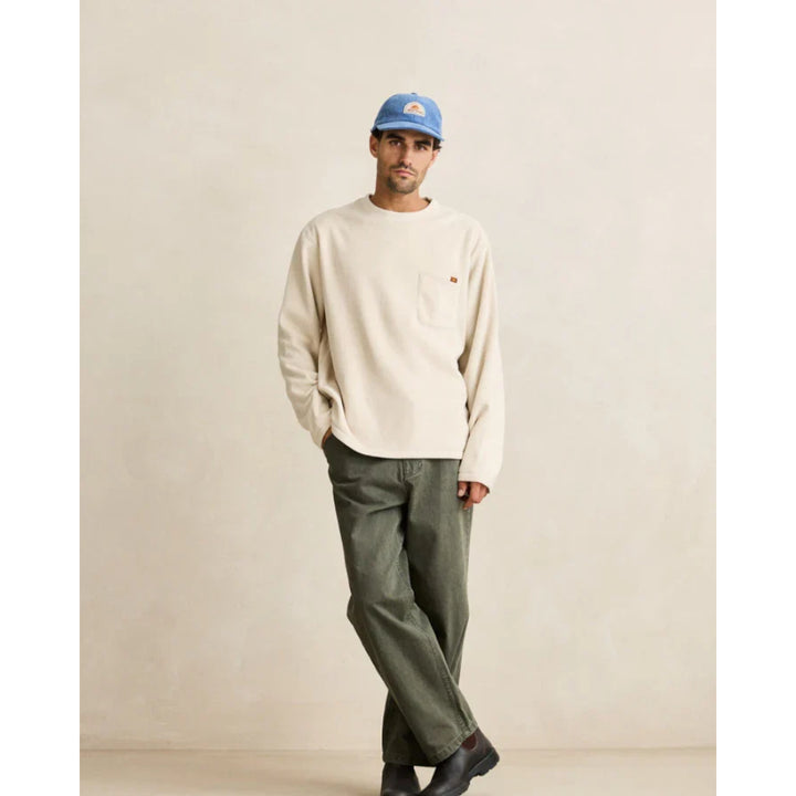 RHYTHM AWAKE POLAR FLEECE LS NATURAL