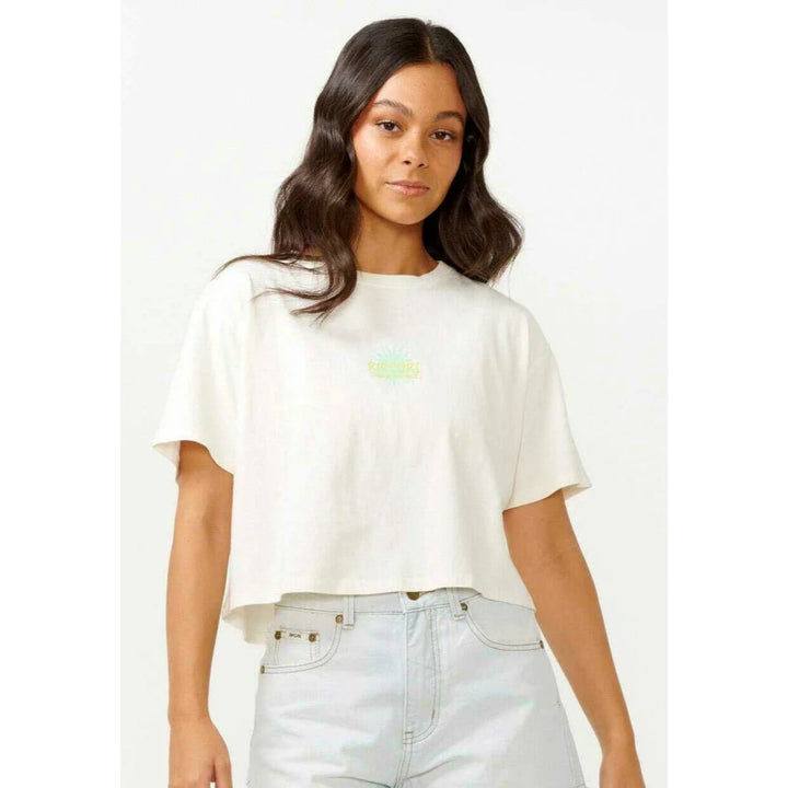 RIP CURL HYPE CROP TEE BONE