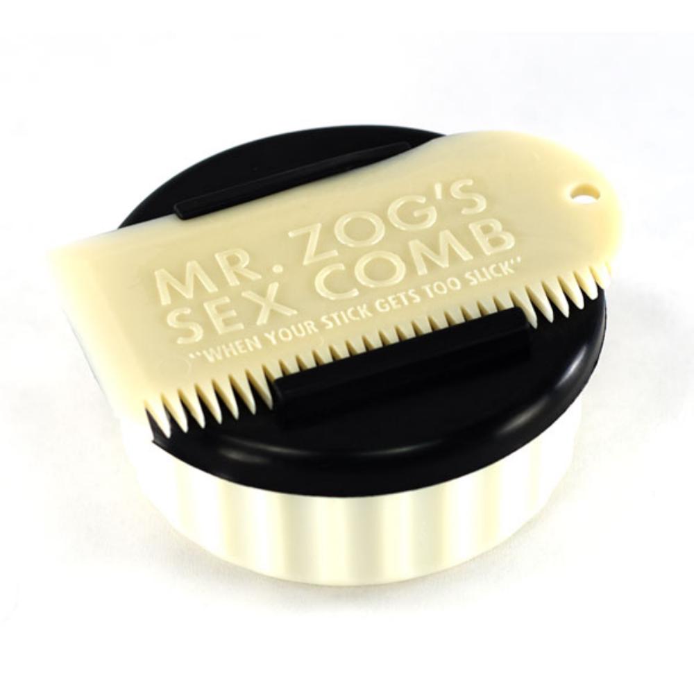 SEXWAX WAX CONTAINER & COMB WHITE