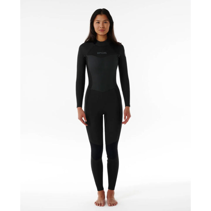 RIP CURL WMS DAWN PATROL 4/3 BACK ZIP BLACK