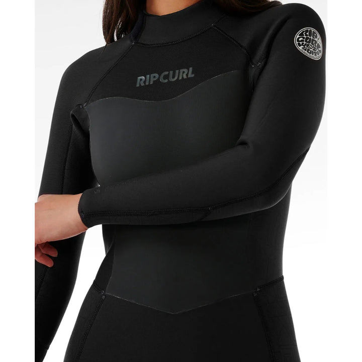 RIP CURL WMS DAWN PATROL 4/3 BACK ZIP BLACK