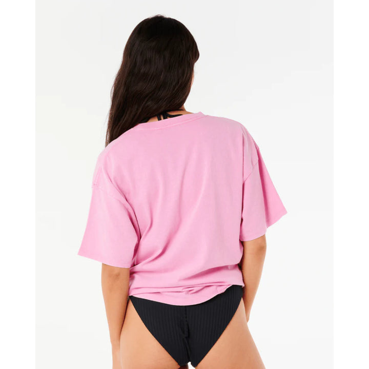 RIP CURL ES VEDRA HERITAGE TEE PINK