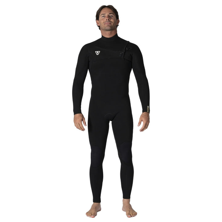 VISSLA 7 SEAS COMP 4/3 CHEST ZIP BLACK
