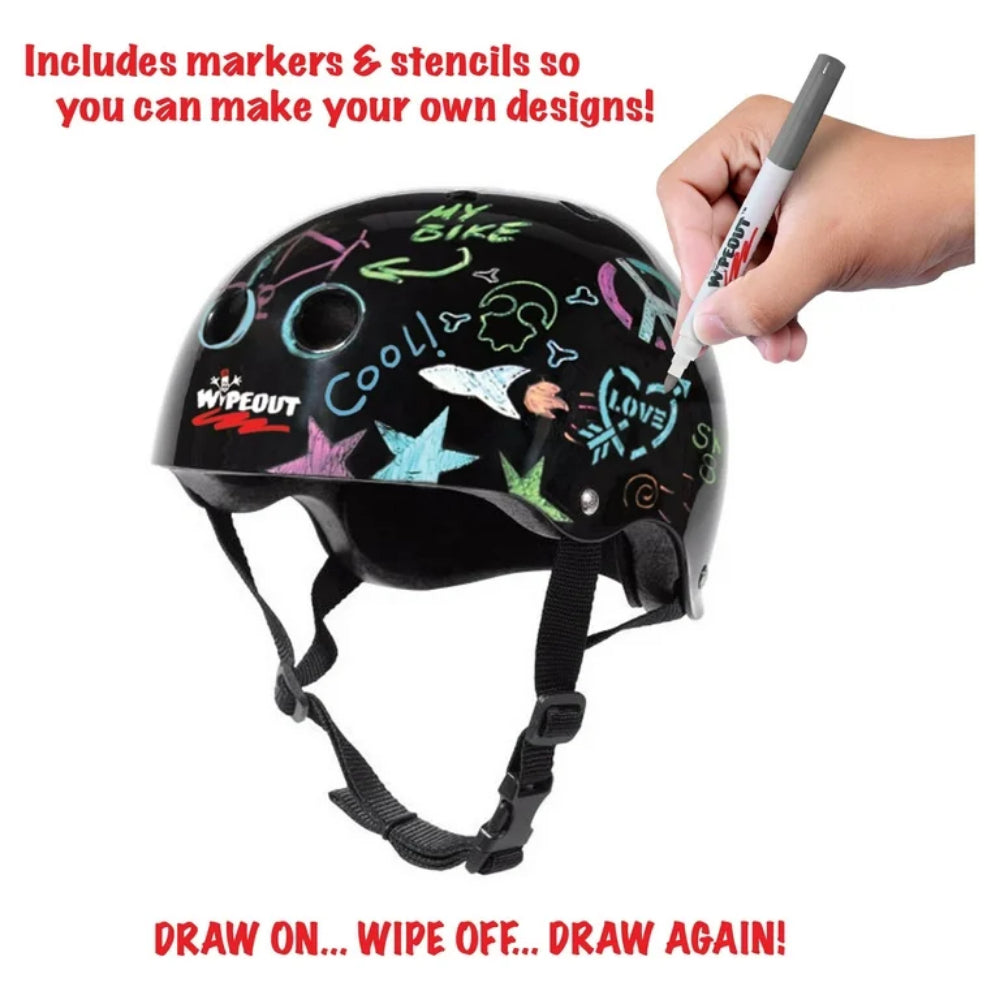 LIQUID FORCE KIDS WIPE OUT HELMET BLACK