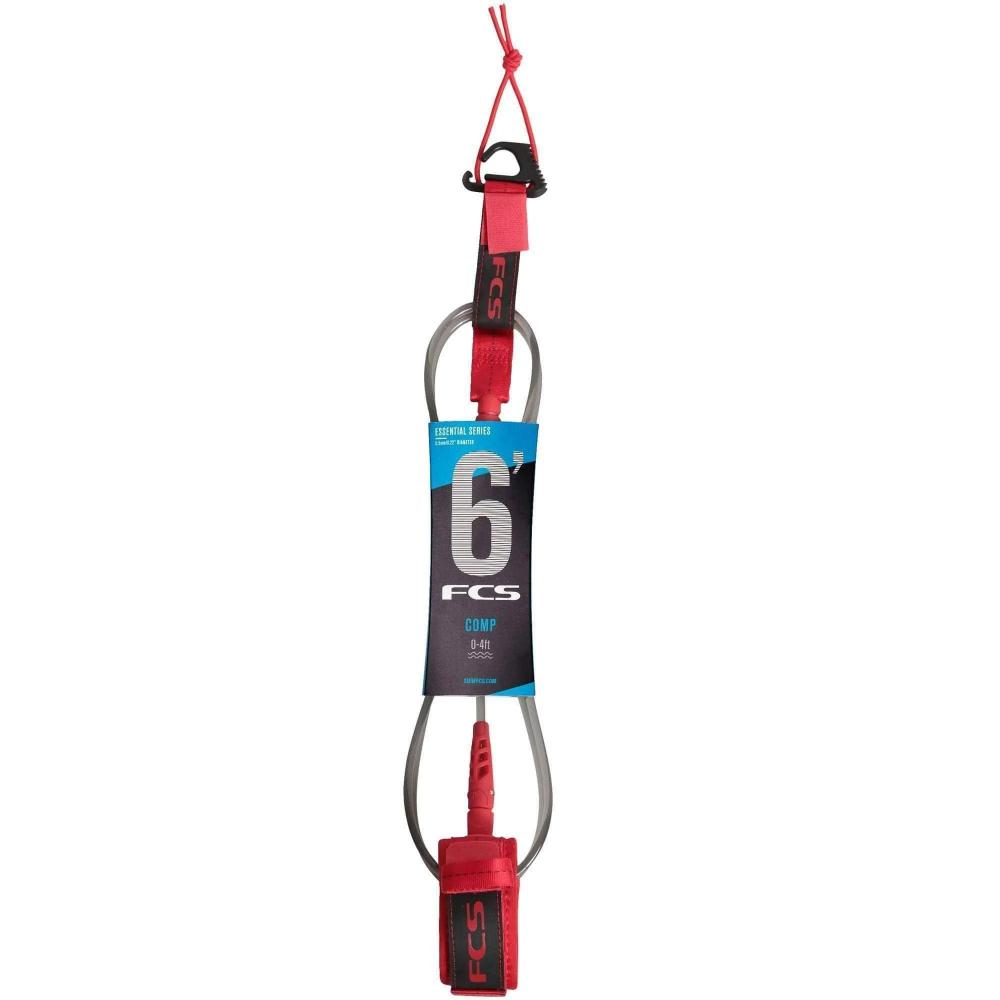 FCS COMPETITION ESSENTIAL LEASH 6' RED