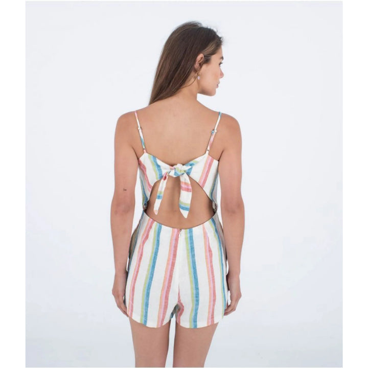 HURLEY VENICE STRIPE ROMPER STRIPE