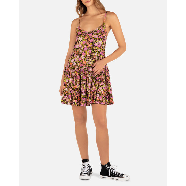 HURLEY MEADOW VIEW MINI DRESS BLACK