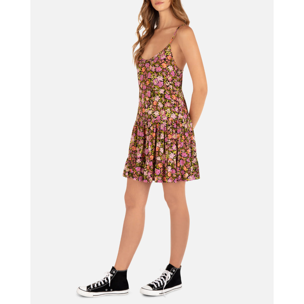 HURLEY MEADOW VIEW MINI DRESS BLACK