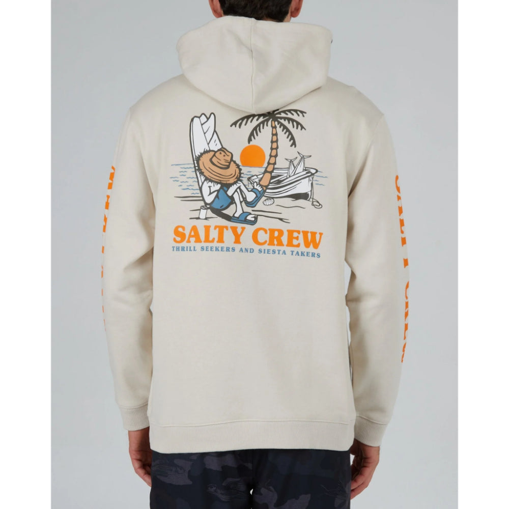 SALTY CREW SIESTA HOOD FLEECE BONE