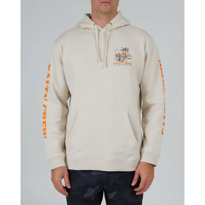 SALTY CREW SIESTA HOOD FLEECE BONE