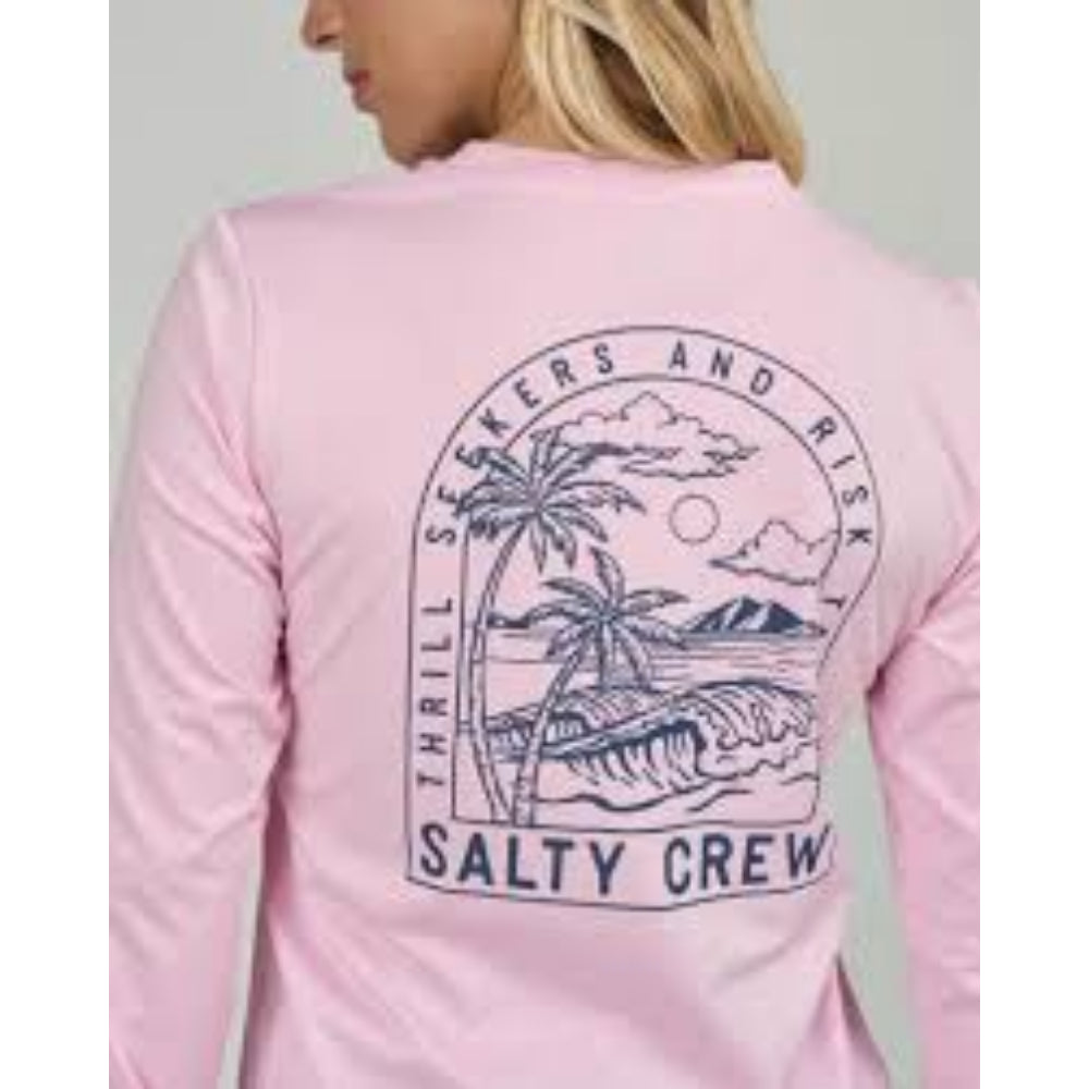 SALTY CREW ARCHWAY SUNSHIRT PINK SKIES