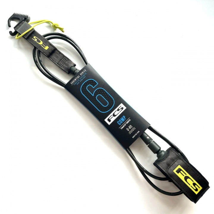 FCS COMPETITION ESSENTIAL LEASH 6' COAL LIME