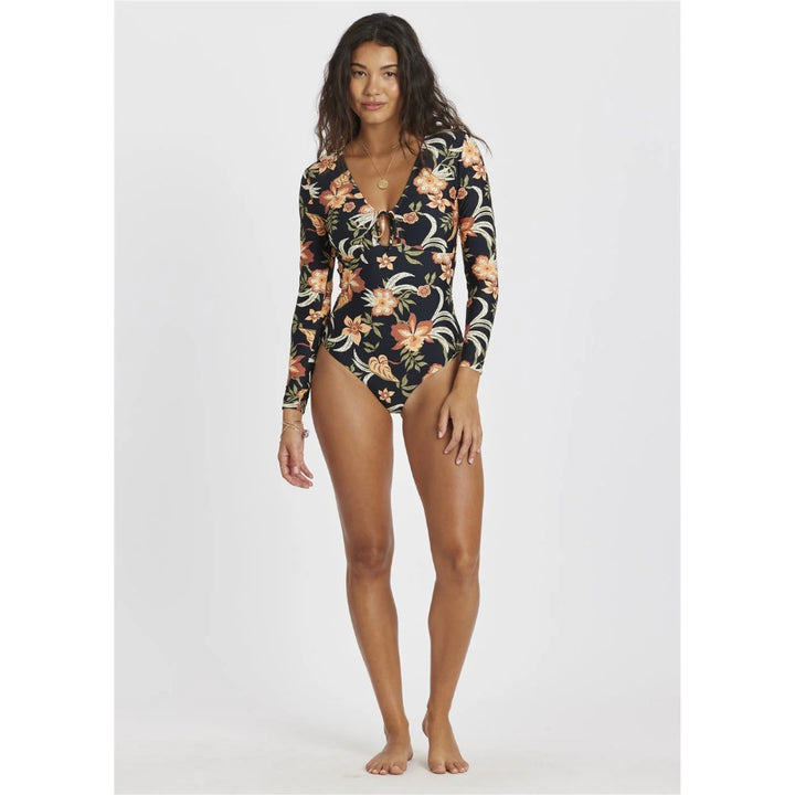 SISSTR IN THE TROPICS BODYSUIT BLACK