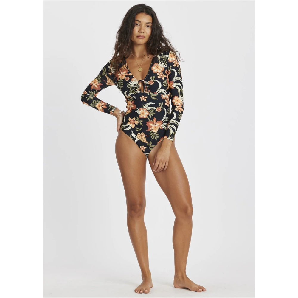 SISSTR IN THE TROPICS BODYSUIT BLACK