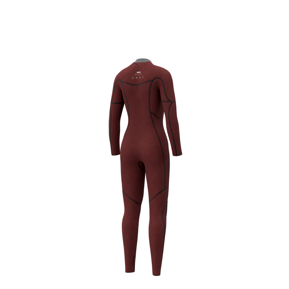 MYSTIC WMS JAYDE 4/3 CHEST ZIP BLACK
