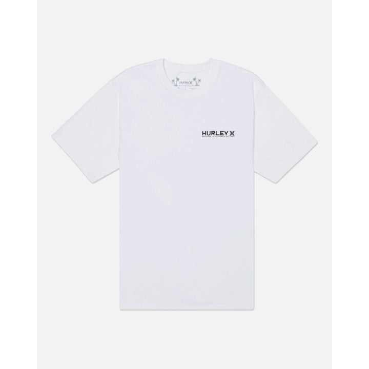 HURLEY EVERYDAY STORK PALMS TEE WHITE