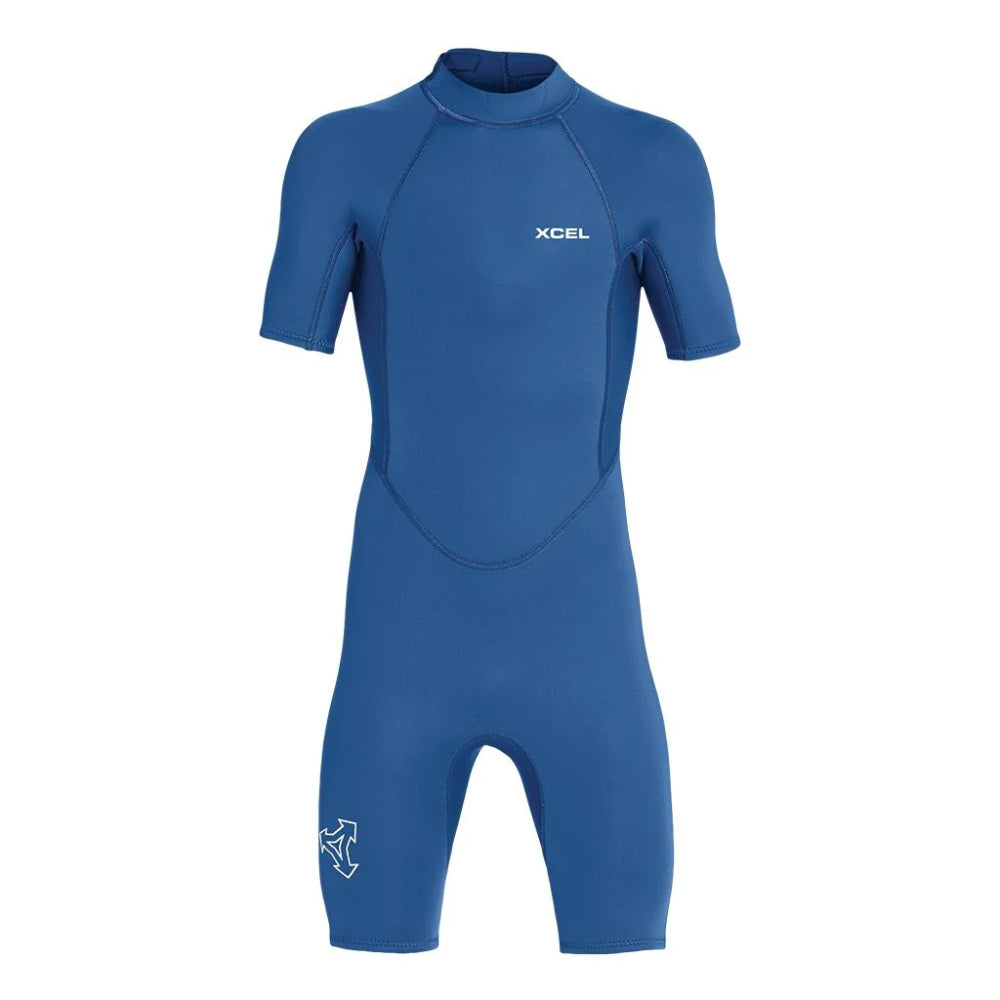 XCEL YOUTH AXIS 2MM BACK ZIP SAPPHIRE