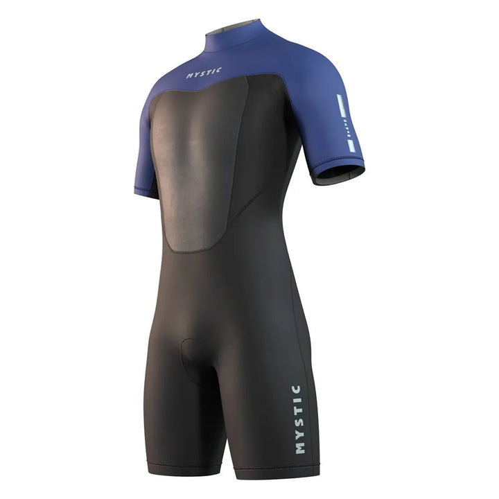 MYSTIC BRAND 3/2 BACK ZIP NIGHT BLACK/BLUE