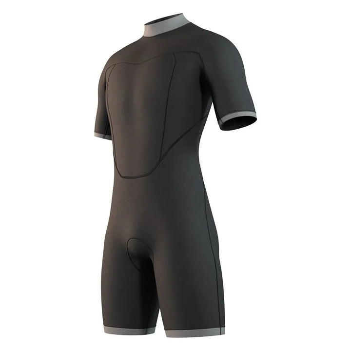 MYSTIC BRAND 3/2 BACK ZIP NIGHT BLACK