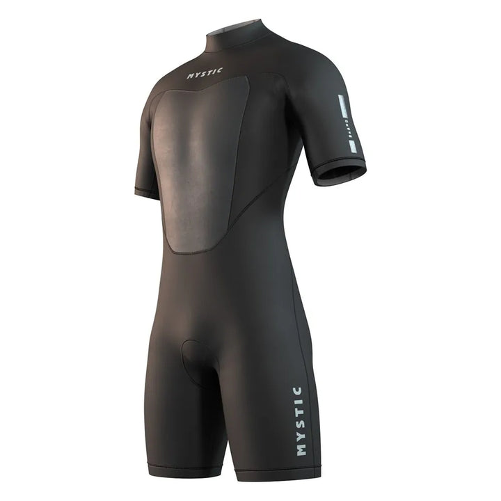 MYSTIC BRAND 3/2 BACK ZIP NIGHT BLACK