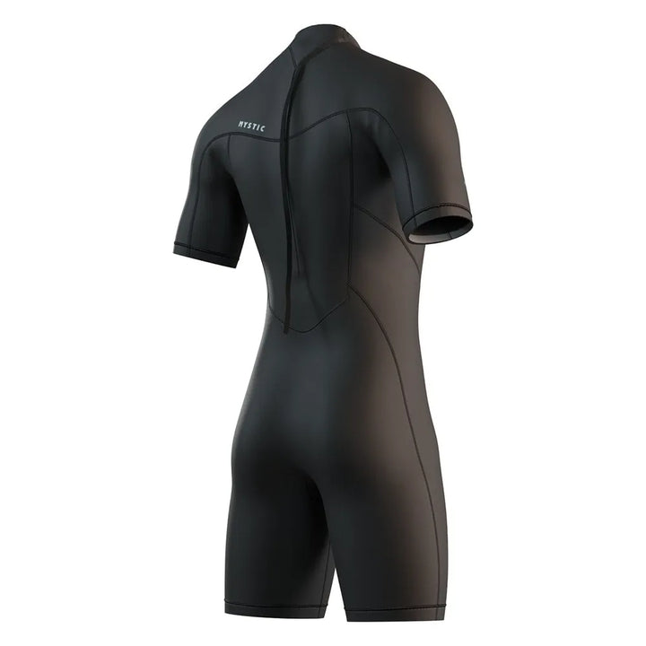 MYSTIC BRAND 3/2 BACK ZIP NIGHT BLACK