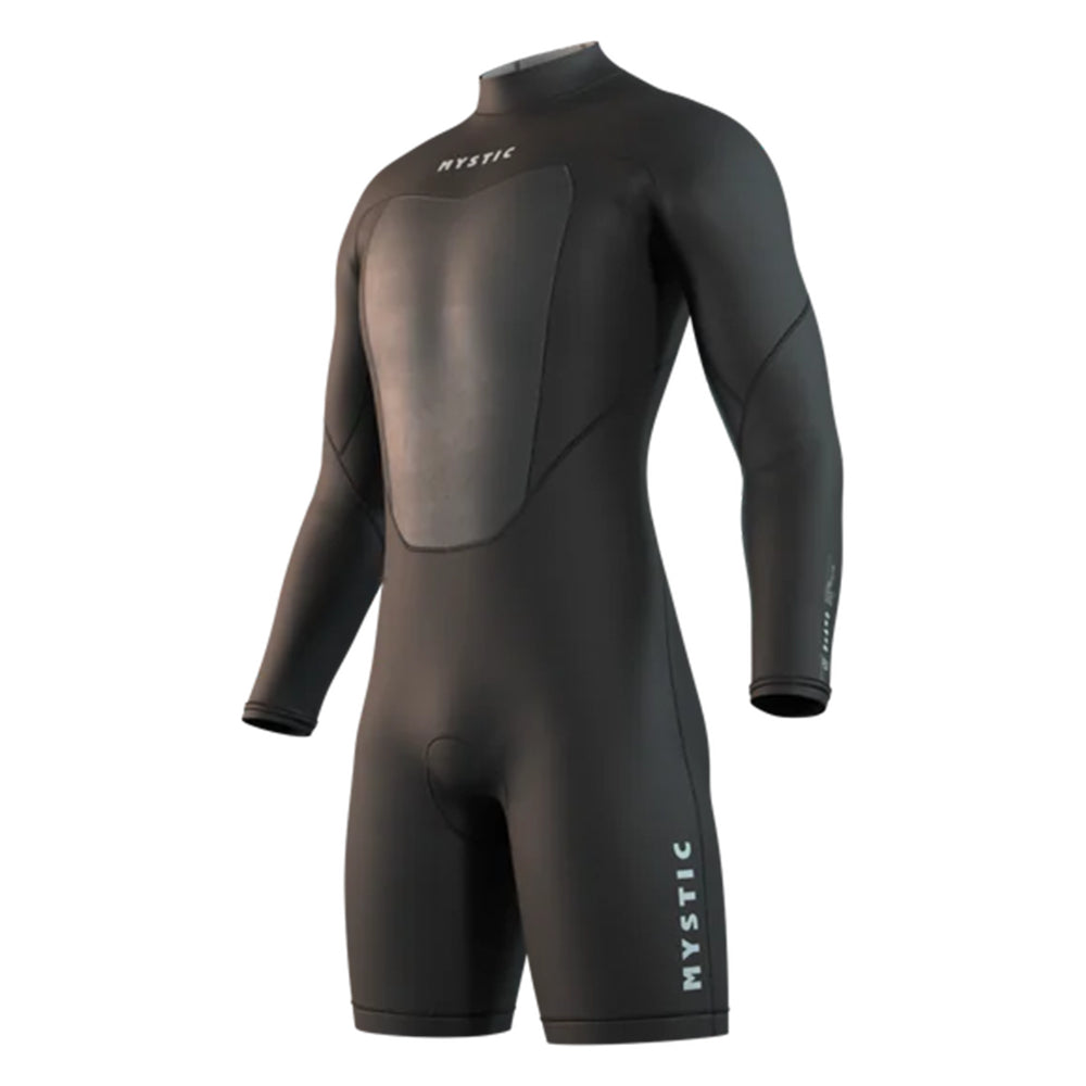 MYSTIC BRAND LONGARM 3/2 BACK ZIP BLACK