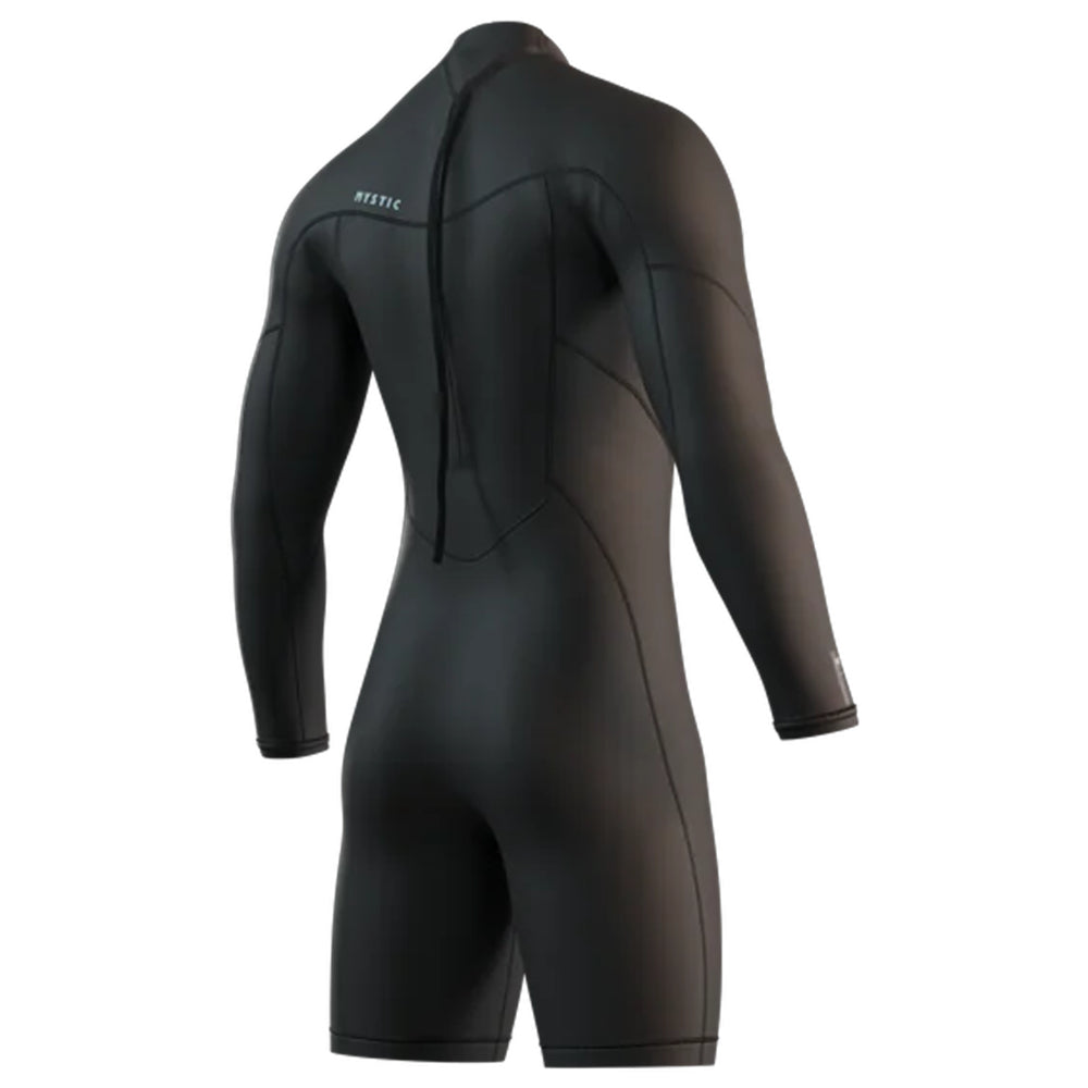 MYSTIC BRAND LONGARM 3/2 BACK ZIP BLACK