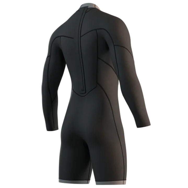 MYSTIC BRAND LONGARM 3/2 BACK ZIP BLACK