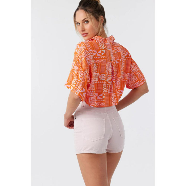 O'NEILL OPHELIA CROP WOVEN FIRECRACKER
