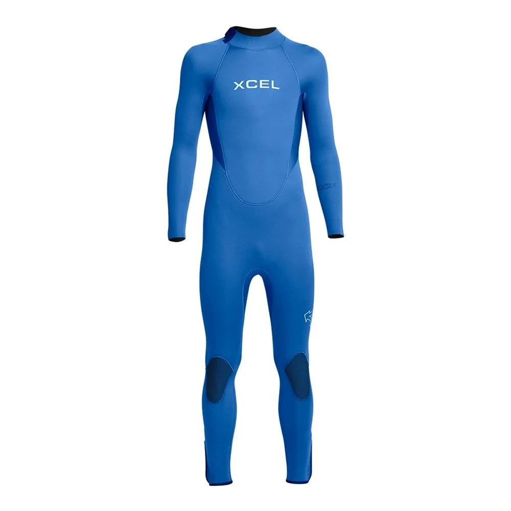 XCEL YOUTH AXIS 4/3 BACK ZIP SAPHIRE BLUE