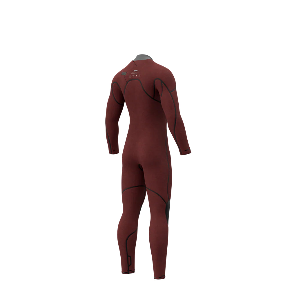 MYSTIC MAJESTIC 4/3 CHEST ZIP BLACK