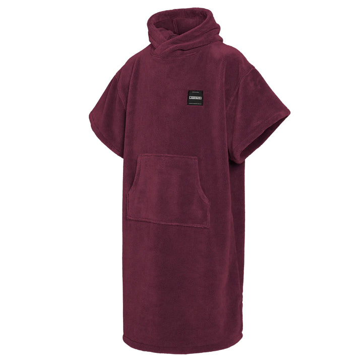 MYSTIC TEDDY PONCHO OXBLOOD RED