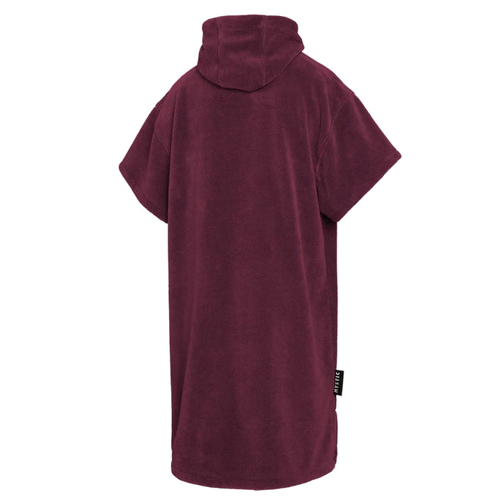 MYSTIC TEDDY PONCHO OXBLOOD RED