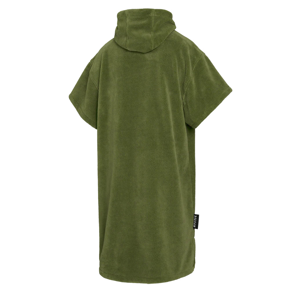 MYSTIC TEDDY PONCHO OLIVE GREEN