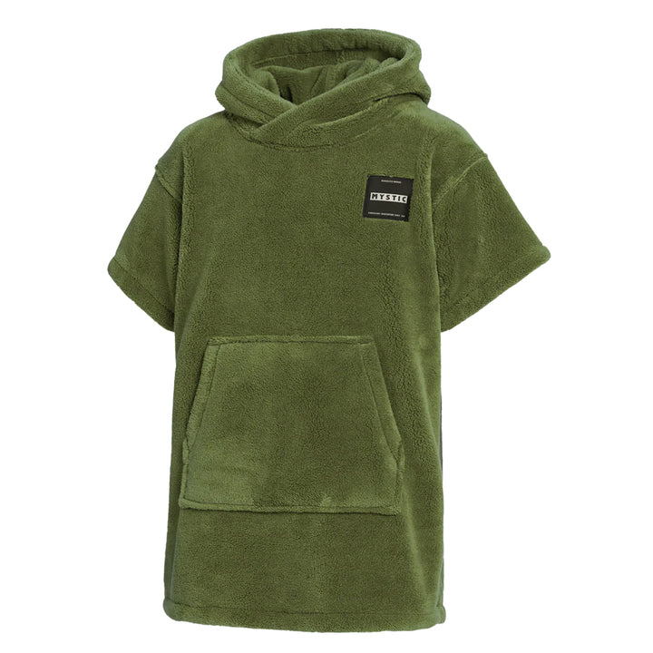 MYSTIC TEDDY KIDS PONCHO OLIVE GREEN