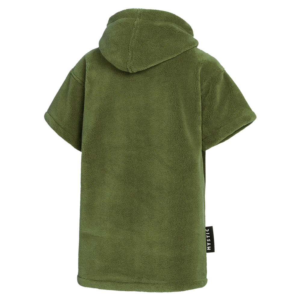 MYSTIC TEDDY KIDS PONCHO OLIVE GREEN