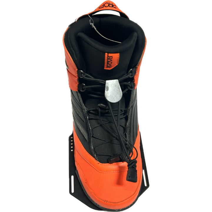 RADAR PROFILE FRONT ALUMINUM PLATE ORANGE