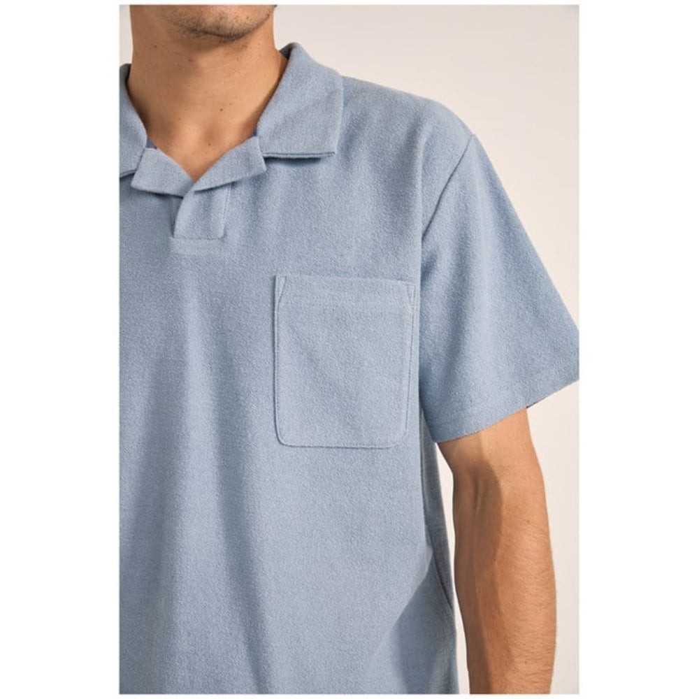 RHYTHM VINTAGE TERRY POLO SLATE