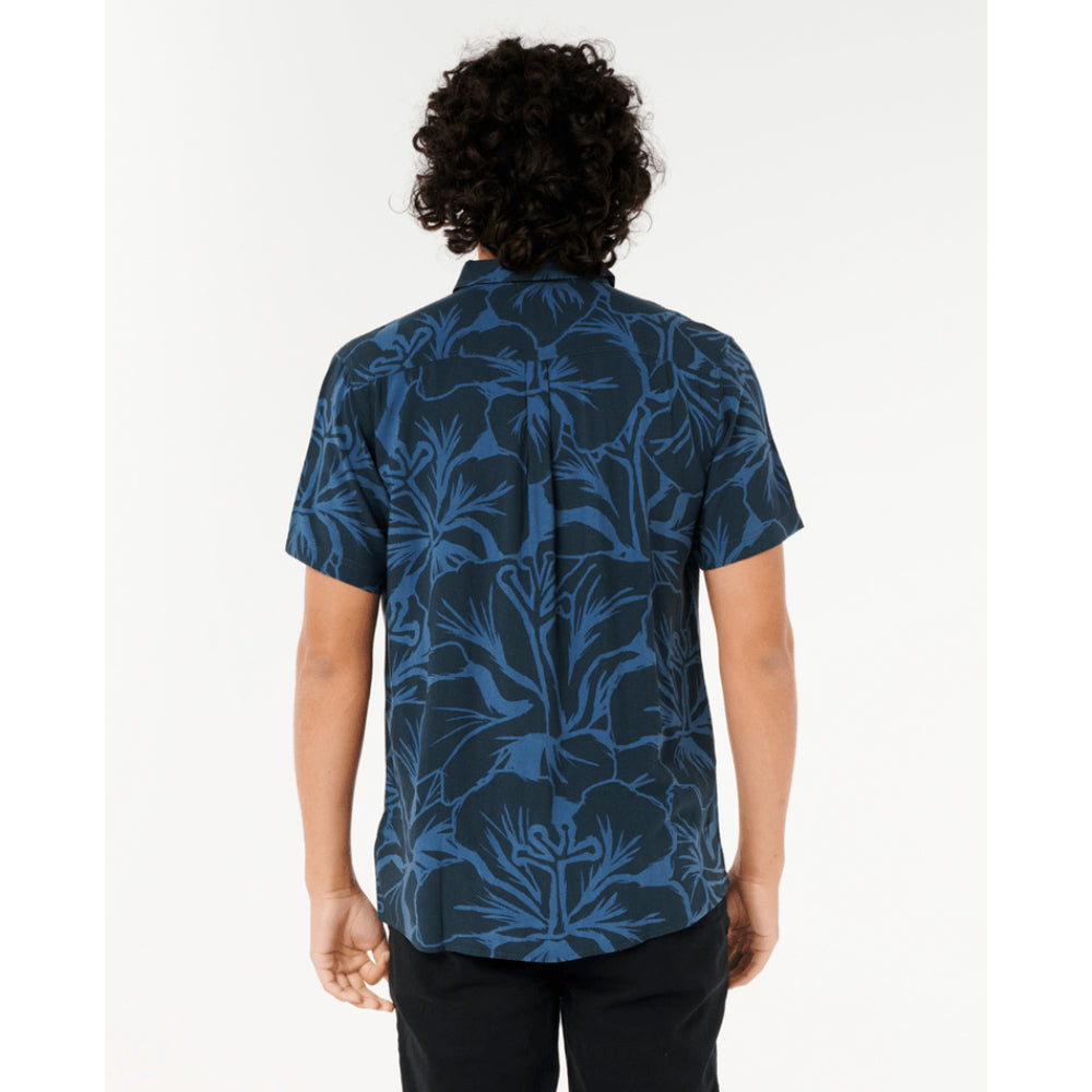 RIP CURL AOTS CODY WELSH SHORT SLEEVE SHIRT NAVY