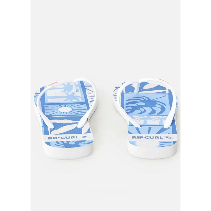 RIP CURL SANTORINI BLOOM SANDALS BLUE