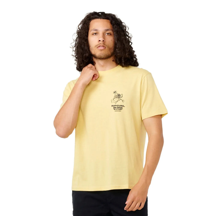 RIP CURL FLASH REPAIRS TEE STRAW