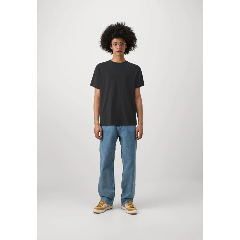 RIP CURL FADE OUT EMBROIDERED TEE BLACK