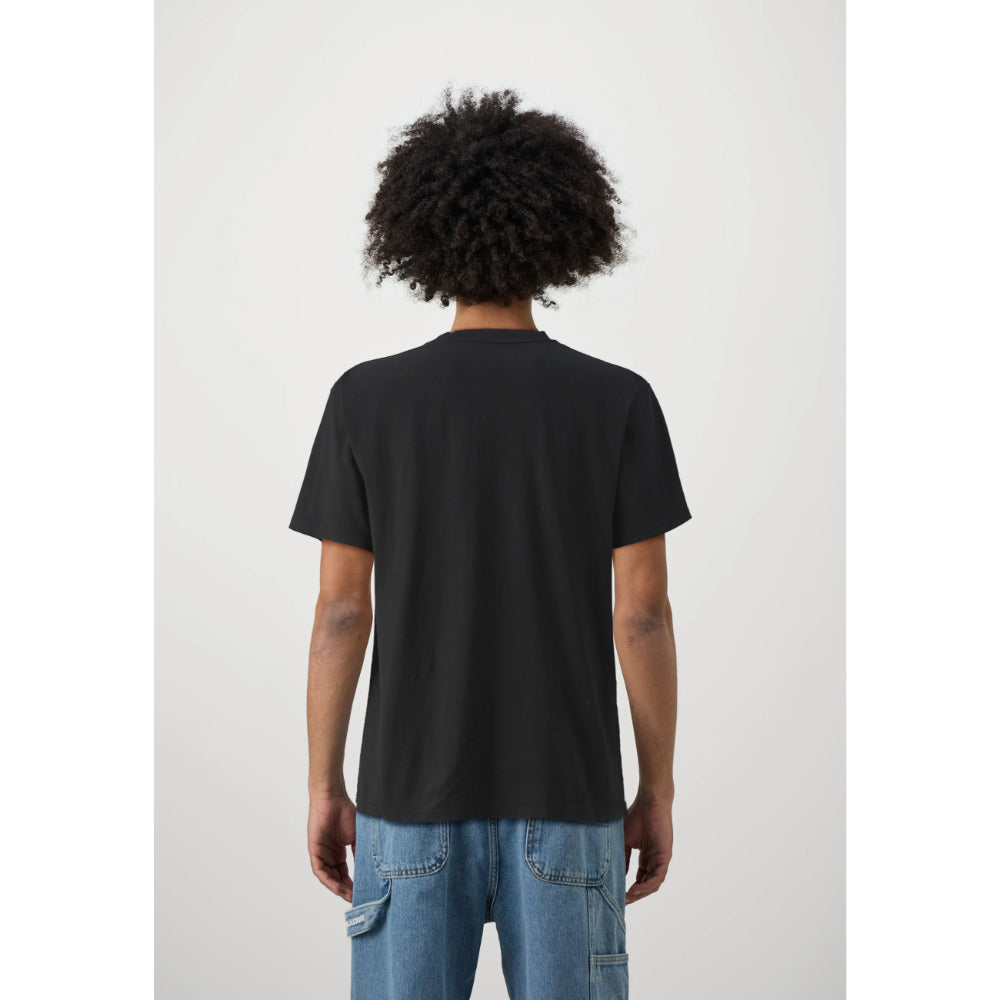 RIP CURL FADE OUT EMBROIDERED TEE BLACK