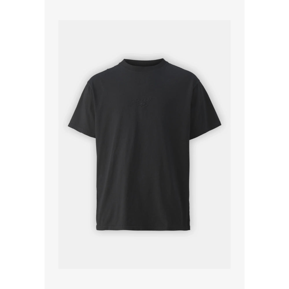 RIP CURL FADE OUT EMBROIDERED TEE BLACK