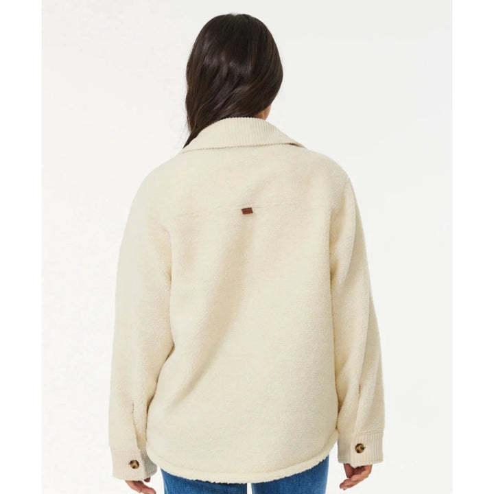 RIP CURL PACIFIC DREAMS SHERPA JACKET NATURAL