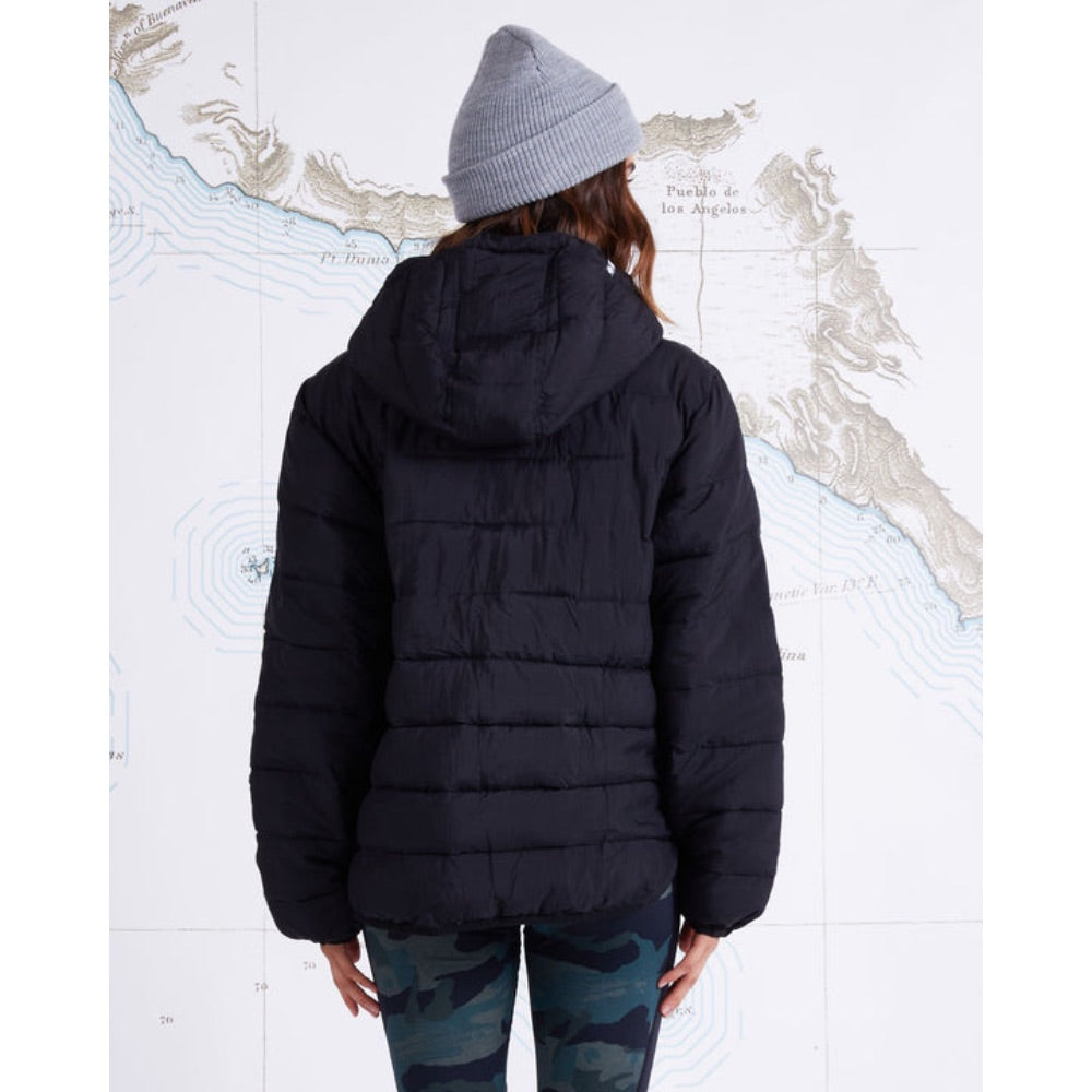 SALTY CREW MIGRATION PACKABLE PUFFER BLACK