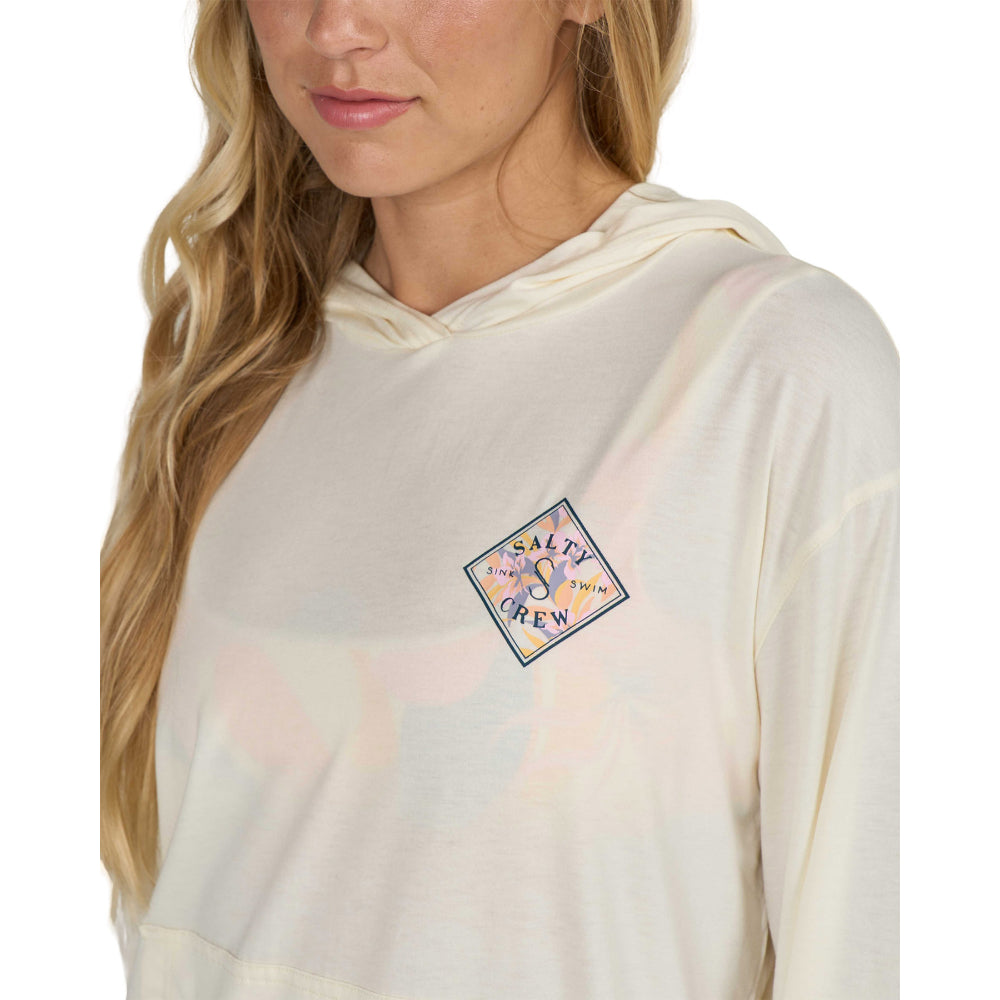SALTY CREW TIPPET FILL TECH HOODY OFF WHITE